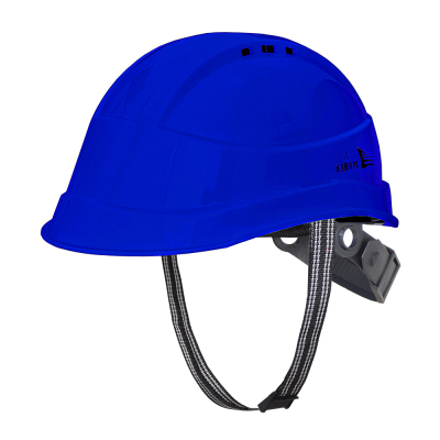 Peakless Designed Safety Helmet with Slider Type Adjustment and Ventilators 